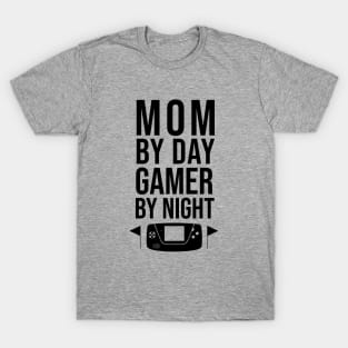 Mom by day gamer by night T-Shirt